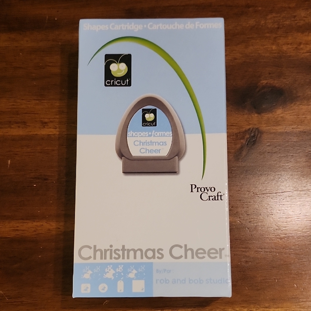 Cricut Christmas Cheer Shapes Cartridge With All Peices